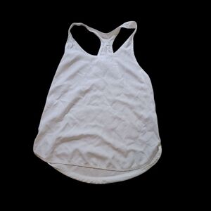 Lululemon Athletica White Tank Top with Athletic Style